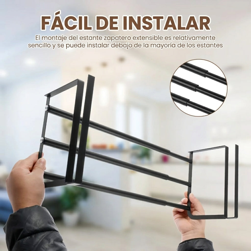 Organizador Colgante Ajustable para Zapatos y Ropa LoraMia